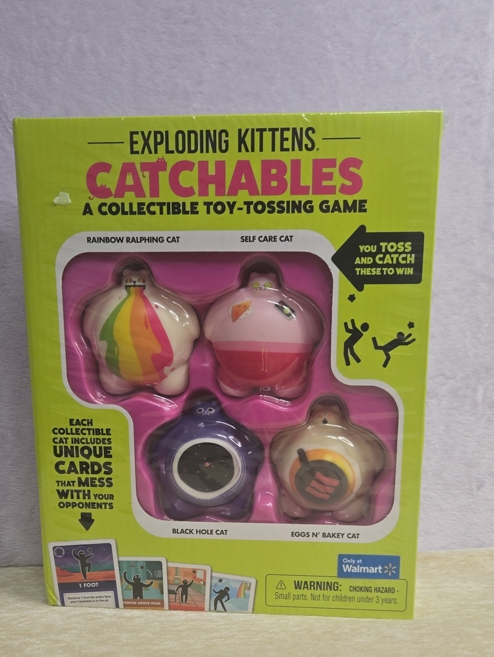 Exploding Kittens Catchables Kids Tossable Collectible Toy - Multicolor